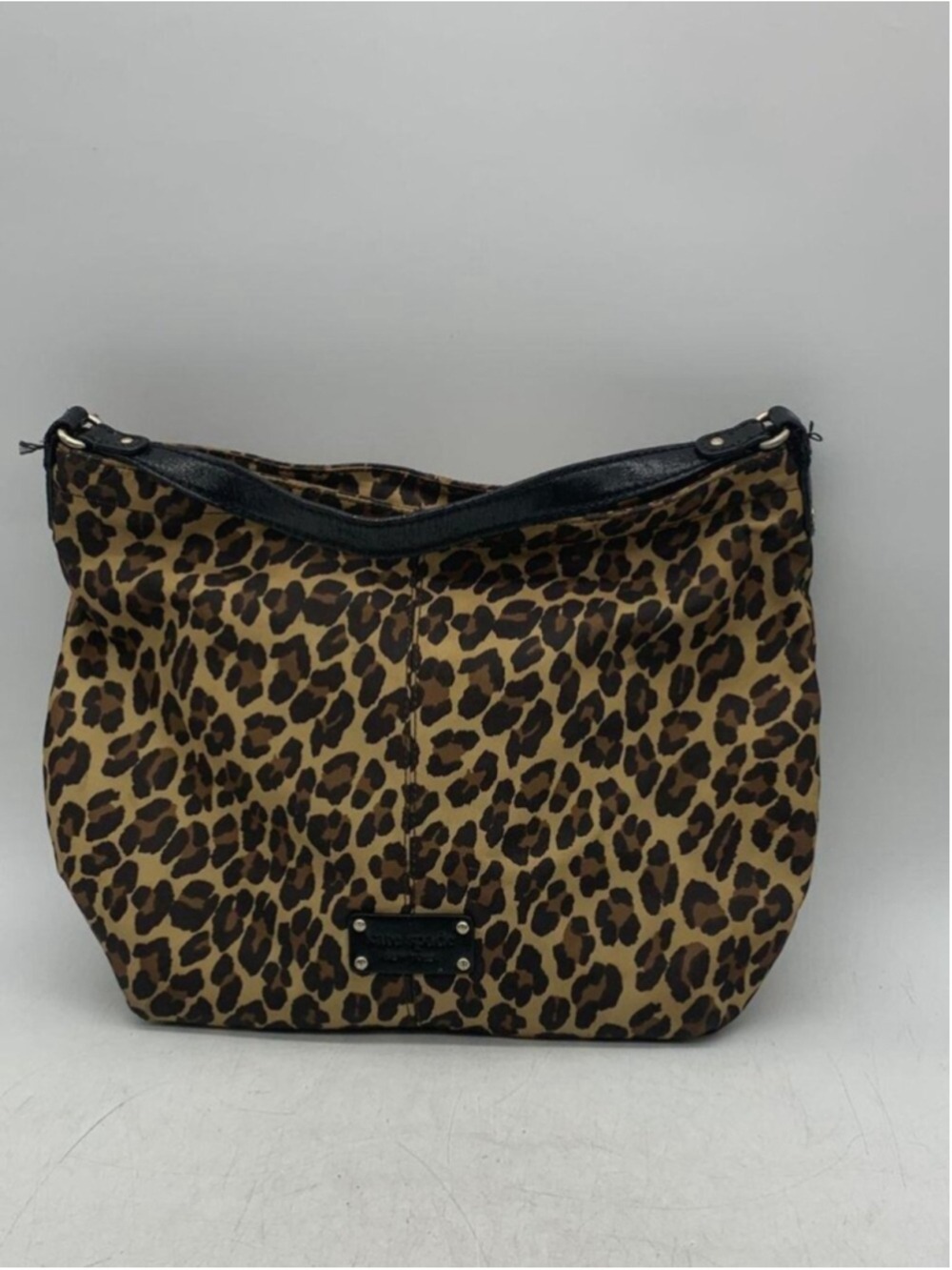 Kate Spade Leopard Print Nylon Hobo Bag - Picture 5 of 15